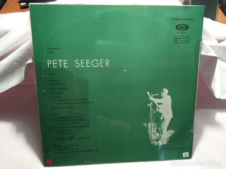 Discos de vinilo: LP &ndash; PETE SEGER Vol. II - Foto 2
