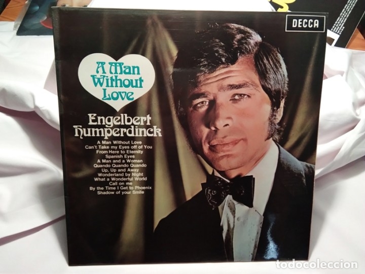 Discos de vinilo: LP &ndash; ENGELBERT HUMPERDINCK &ndash; A MAN WITHOUT LOVE - Foto 1
