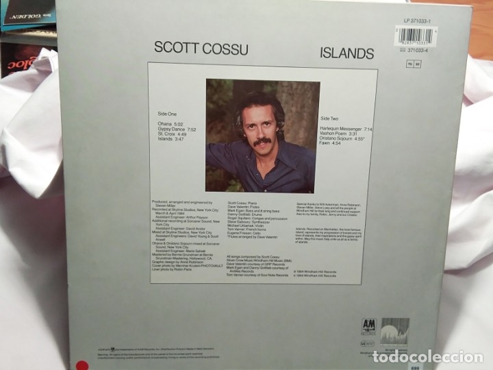 Discos de vinilo: LP &ndash; SCOTT COSSU &ndash; ISLANDS - Foto 2