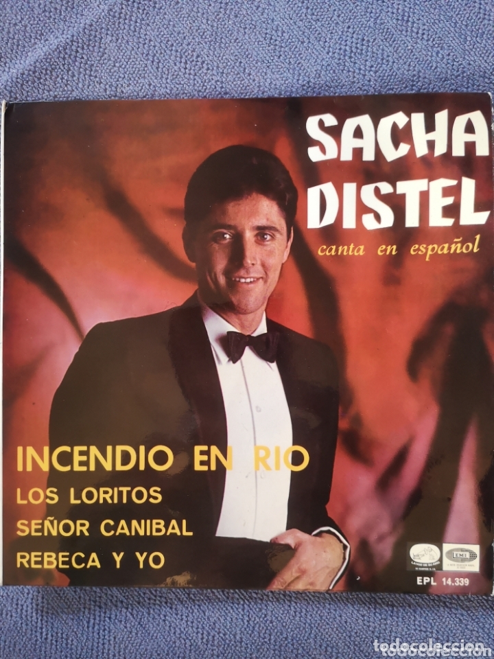 Discos de vinilo: Sacha Distel Incendio en Rio - Foto 1