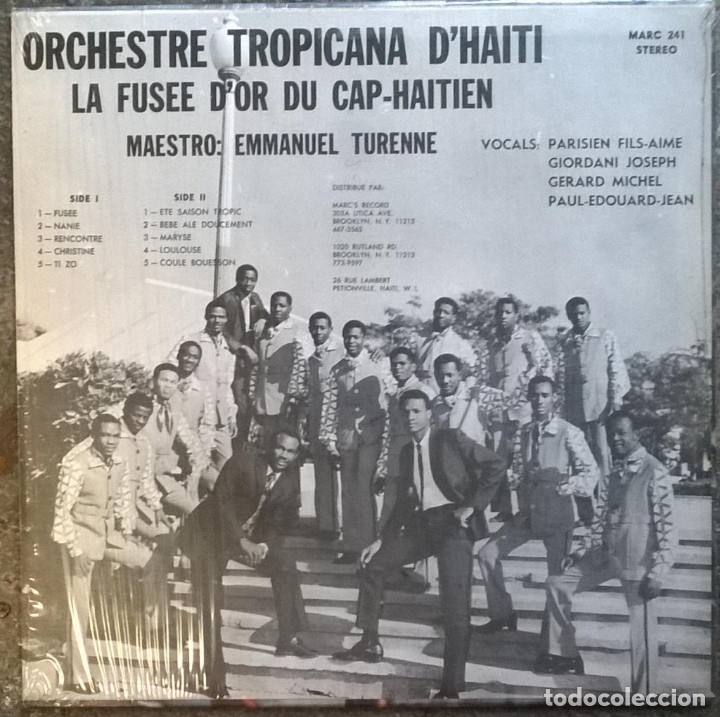orchestre tropicana d'haiti. tizo. marc records - Buy LP vinyl records of  Latin American Bands and Soloists on todocoleccion