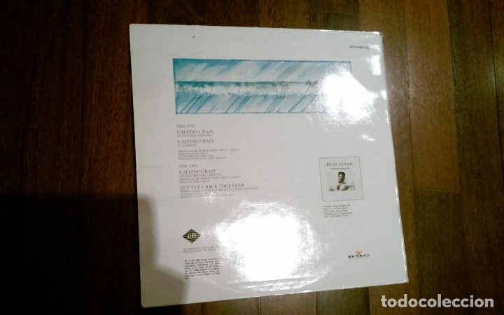 Discos de vinilo: billy ocean-calypso crazy.maxi - Foto 2
