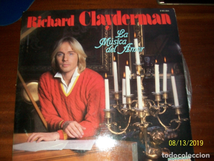 Discos de vinilo: RICHARD CLAYDERMAN- LA MUSICA DEL AMOR - Foto 1