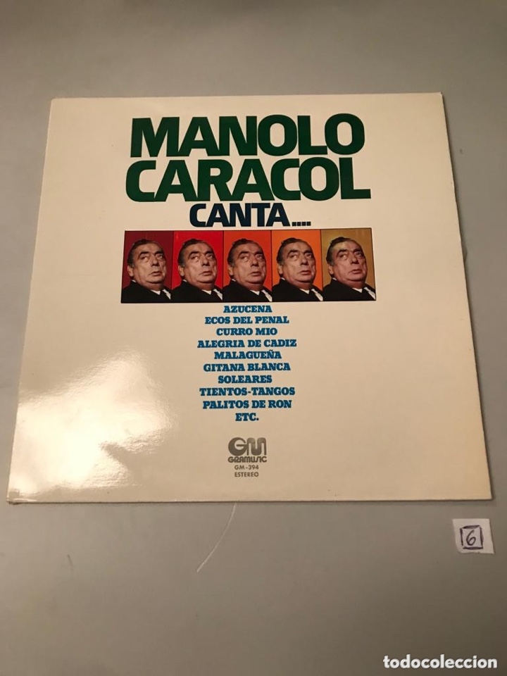 Discos de vinilo: Manolo caracol canta - Foto 1