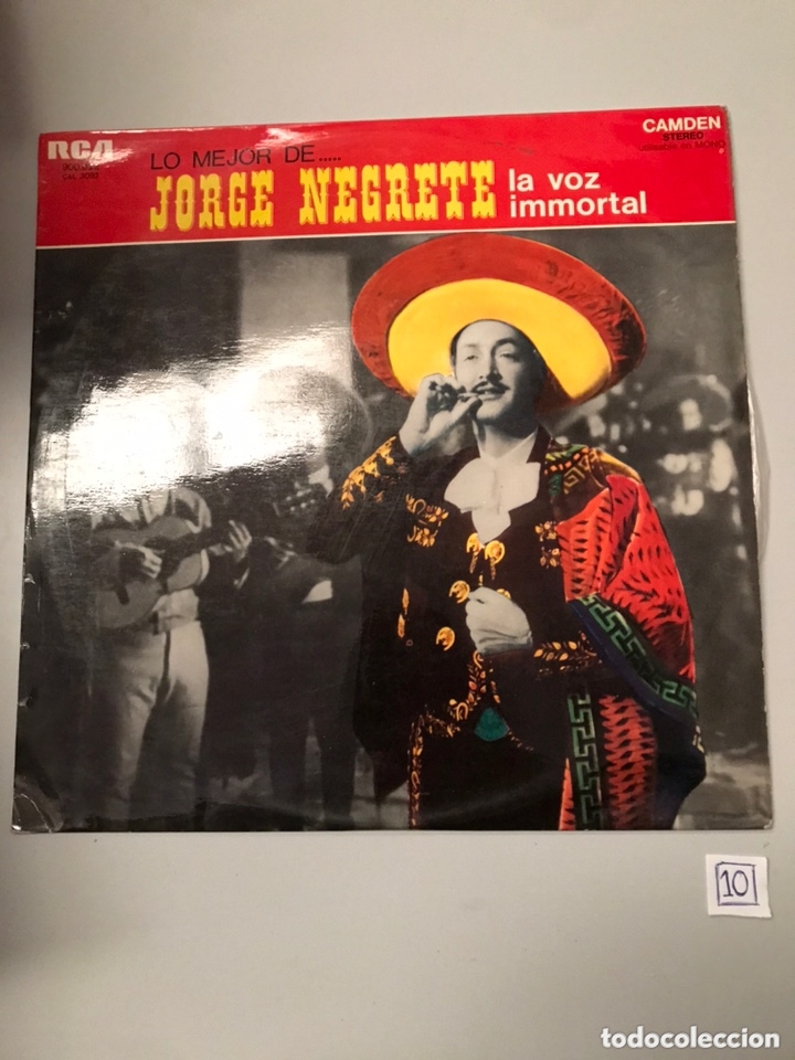 Discos de vinilo: JORGE NEGRETE - LA VOZ INMORTAL - Foto 1