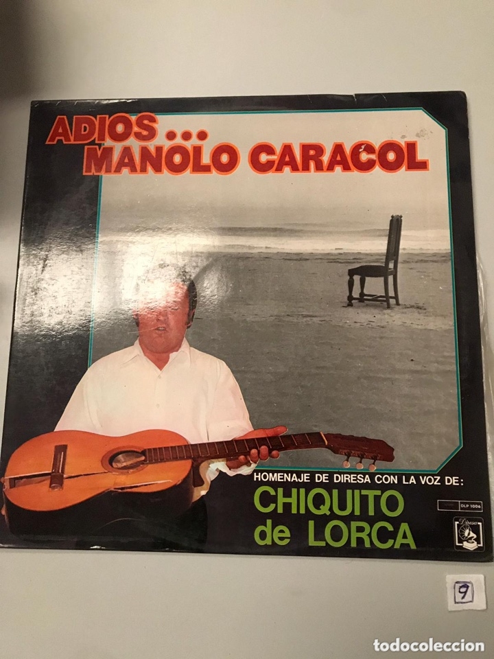 Discos de vinilo: Adi&oacute;s Manolo caracol - Foto 1