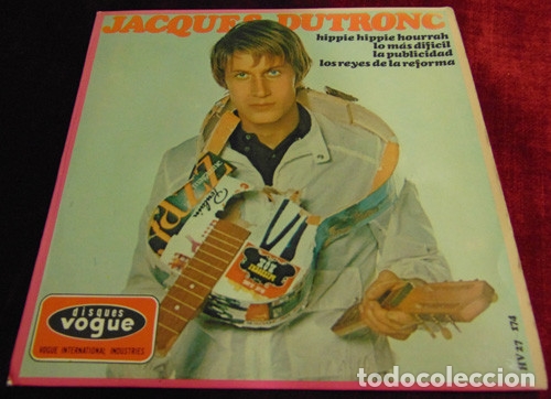Discos de vinilo: Jacques Dutronc &ndash; Hippie Hippie Hourrah + 3 - EP - Foto 1