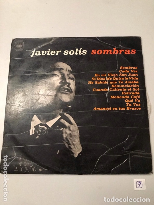 Discos de vinilo: Javier Sol&iacute;s sombras - Foto 1