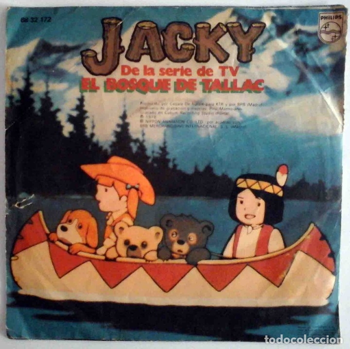 Discos de vinilo: B.S.O. Jacky El bosque de Tallac - Danone / Phillips 1978 - Foto 2