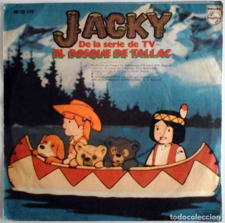 Discos de vinilo: B.S.O. Jacky El bosque de Tallac - Danone / Phillips 1978 - Foto 2