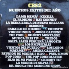 Discos de vinilo: CBS 2. NUESTROS ÉXITOS DEL AÑO. CECILIA,REDBONE, CHRISTIE,TREBOL,ARENA CALIENTE, PAUL SIMON,CHICORY. Lote 230067160