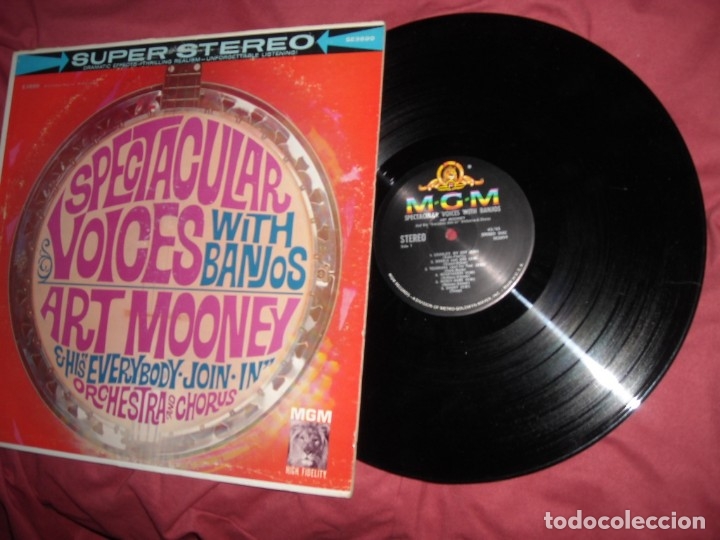 Vinyl-Schallplatten: ART MONEY AND EVERYBODY IN ORCHESTRA LP  Spectacular Voices With Banjos USA MGM