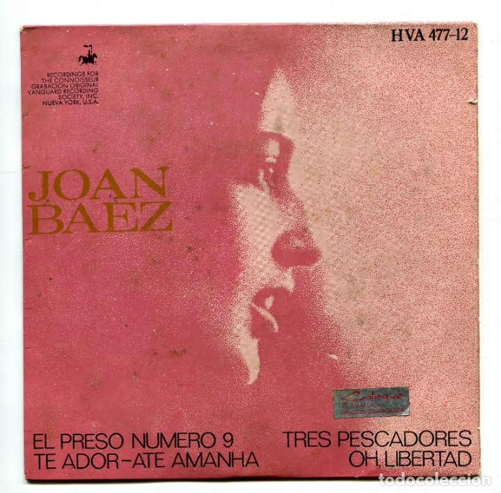 Discos de vinilo: JOAN BAEZ. SINGLE. - Foto 1
