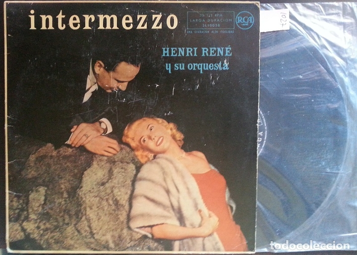 Discos de vinilo: INTERMEZZO. - HENRY RENE Y SU ORQUESTA. - Foto 1