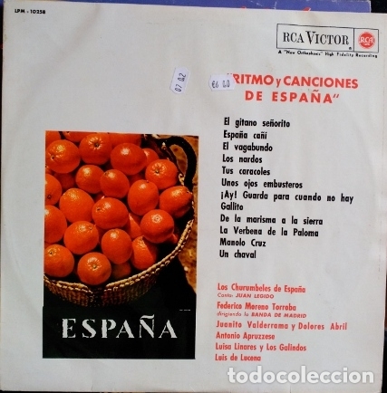 Discos de vinilo: RITMO Y CANCIONES DE ESPA&Ntilde;A. LP. - - Foto 1