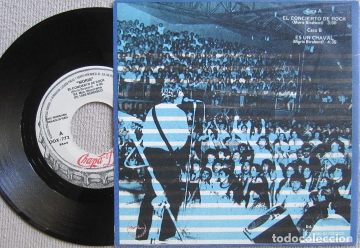 Discos de vinilo: MORIS: EL CONCIERTO DE ROCK / ES UN CHAVAL - Foto 2
