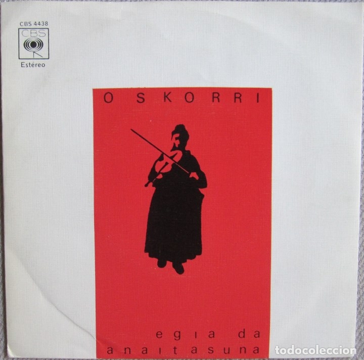 Discos de vinilo: OSKORRI: EGIA DA / ANAITASUNA - Foto 1