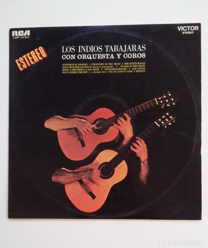 Discos de vinilo: LOS INDIOS TABAJARAS - CON ORQUESTA Y COROS - LP. TDKDA60 - Foto 1
