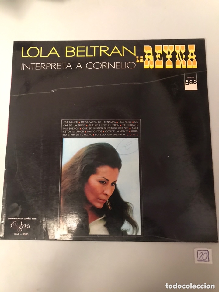 Discos de vinilo: Lola Beltr&aacute;n ?&ndash; Interpreta A Cornelio Reyna - Foto 1