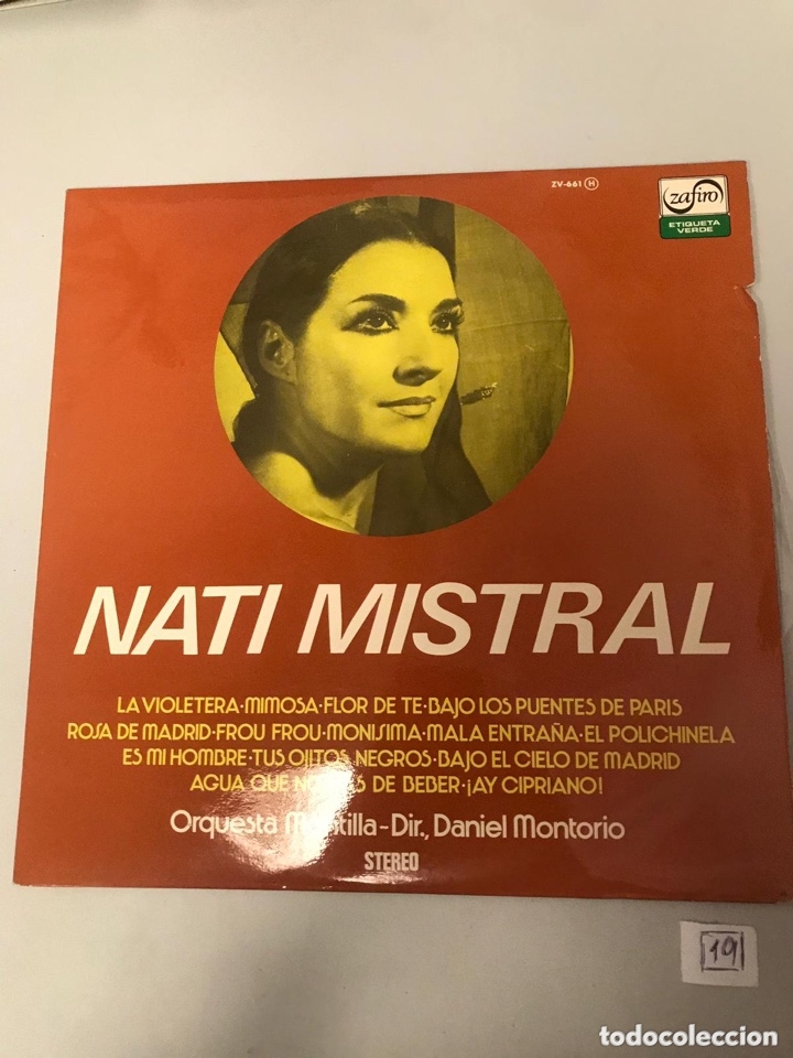 Discos de vinilo: Nati mistral - Foto 1