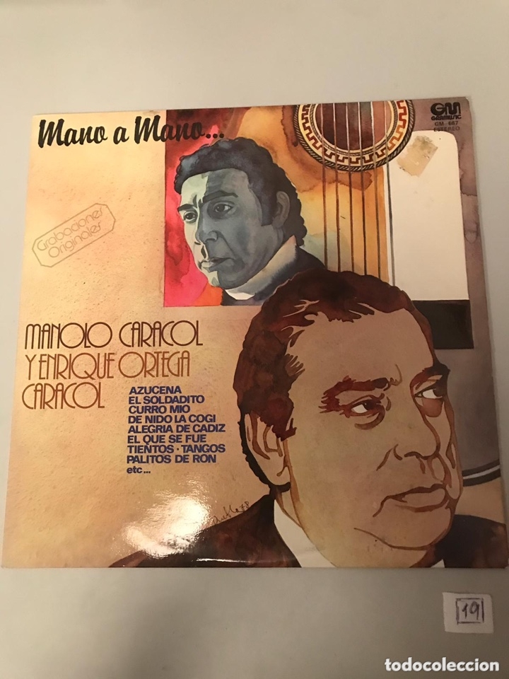 Discos de vinilo: Mano a mano Manolo caracol - Foto 1