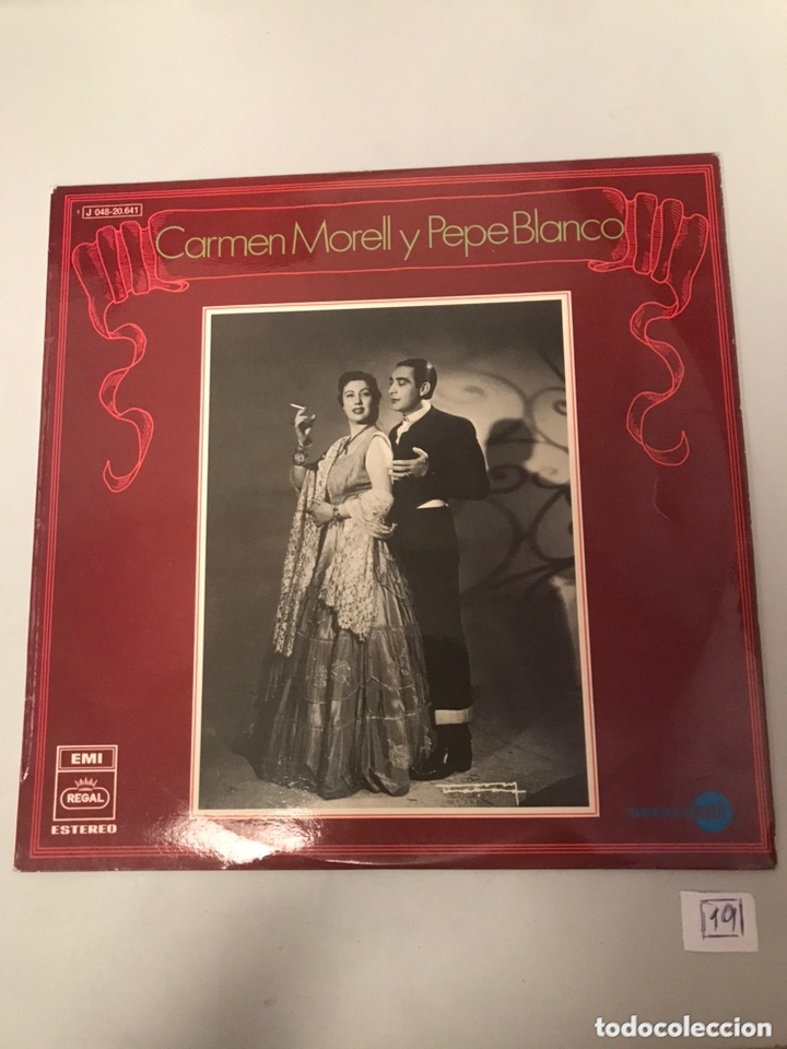 Discos de vinilo: CARMEN MORELL Y PEPE BLANCO - Foto 1