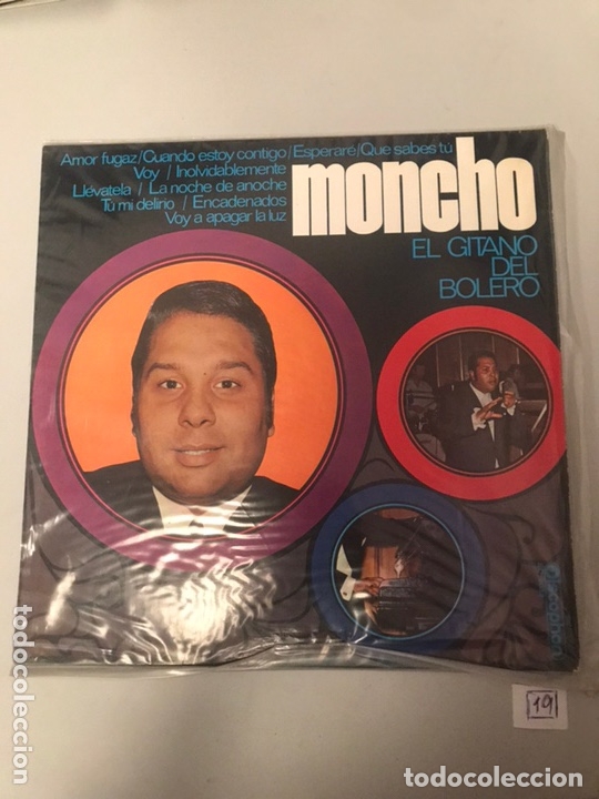 Discos de vinilo: MONCHO EL GITANO DEL BOLERO - Foto 1