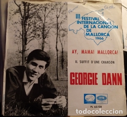 Discos de vinilo: GEORGIE DANN. AY, MAMA! MALLORCA! SINGLE. - - Foto 1