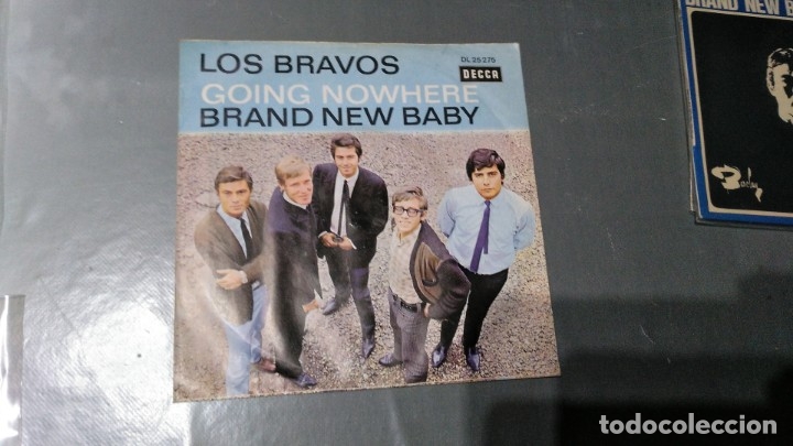 Discos de vinilo: LOS BRAVOS - GOING NOWHERE - DECCA - GERMANY - Foto 1