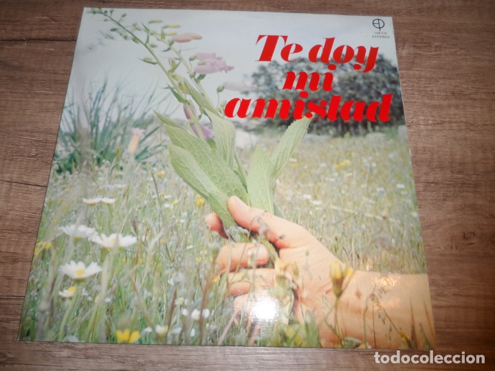 Discos de vinilo: TE DOY MI AMISTAD - JAVIER ITURRALDE - CORO AD LIBITUM - Foto 1