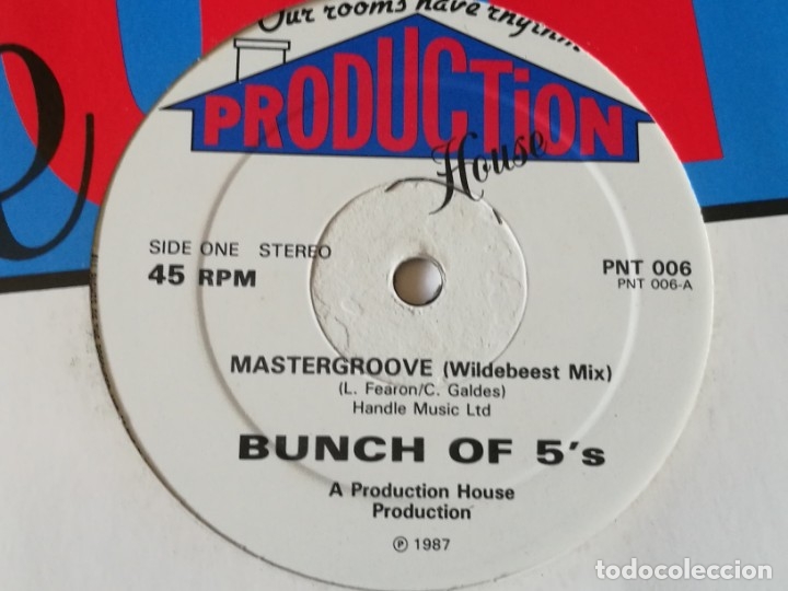 Discos de vinilo: Bunch Of 5s - Mastergroove - 1987 - Foto 1