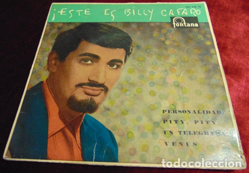 Discos de vinilo: Billy Cafaro &ndash; &iexcl;Este Es Billy Cafaro! - EP 1960 - Foto 1
