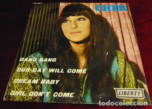 Discos de vinilo: CHER - BANG BANG + 3 - EP 1966 - Foto 1