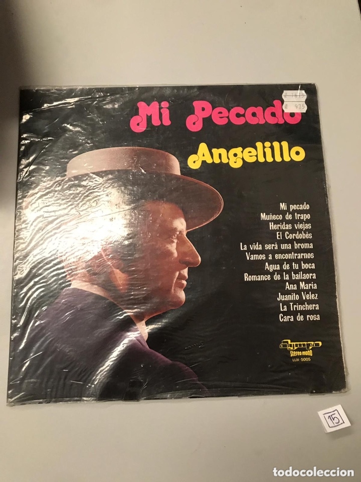 Discos de vinilo: Angelillo mi pecado - Foto 1