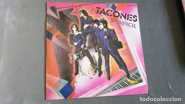 Discos de vinilo: TACONES - DIF&Iacute;CIL - SINGLE 1981 - NUEVO - Foto 1