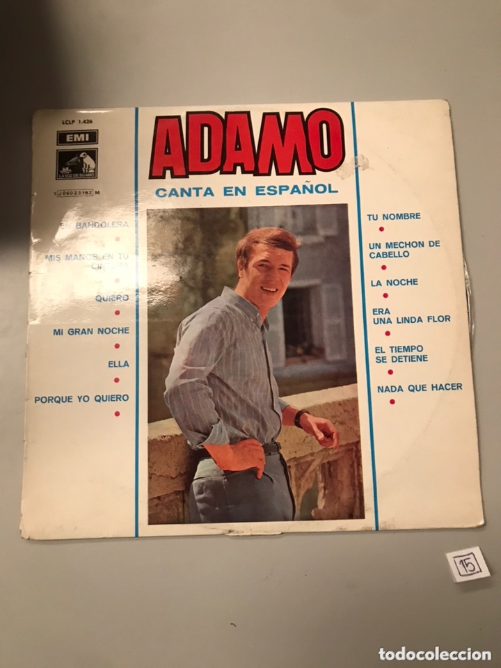 Discos de vinilo: ADAMO CANTA EN ESPA&Ntilde;OL - Foto 1