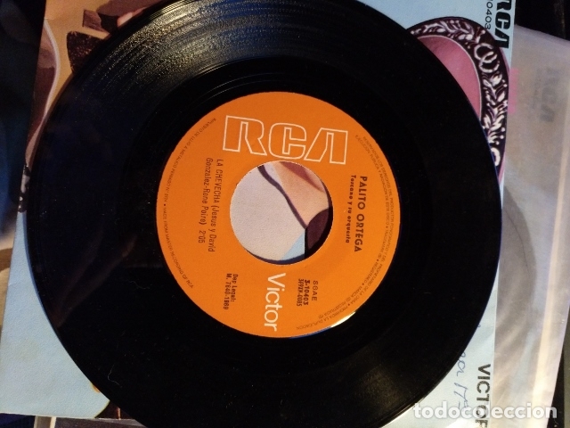 Discos de vinilo: PALITO ORTEGA. TOSCANO Y SU ORQUESTA. SINGLE. - - Foto 1