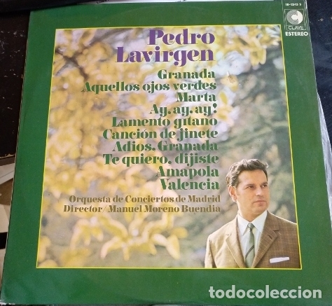 Discos de vinilo: PEDRO LAVIRGEN. EXITOS DE SIEMPRE LP. - - Foto 1