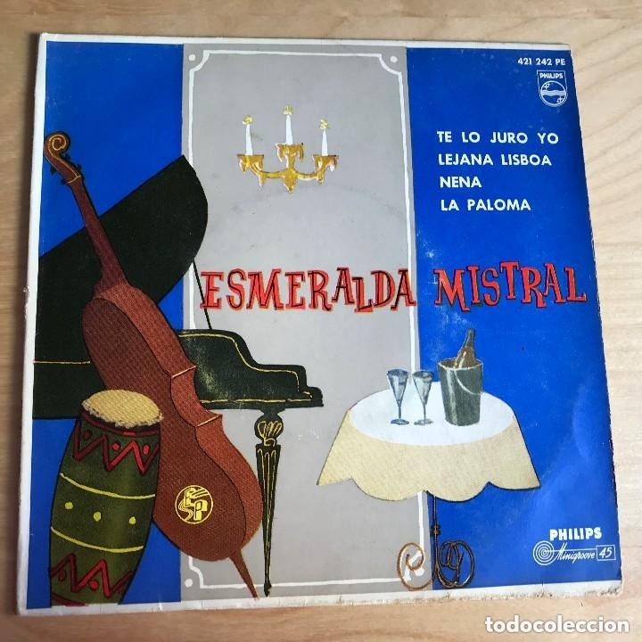 Discos de vinilo: SINGLE . ESMERALDA MISTRAL . - Foto 1