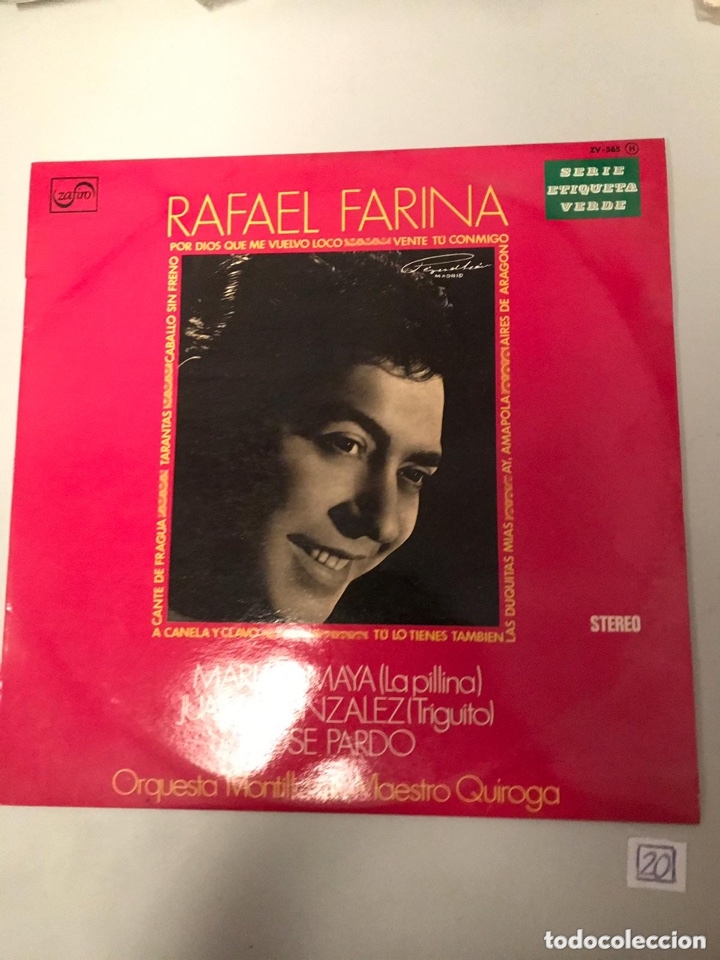 Discos de vinilo: Rafael Farina - Foto 1