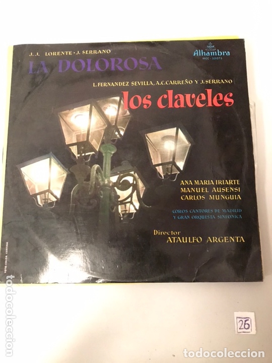 Discos de vinilo: LA DOLOROSA - LOS CLAVELES - Foto 1