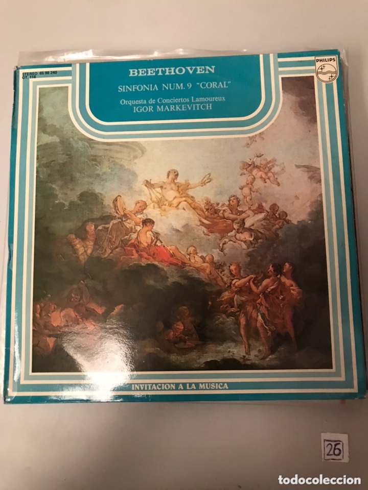Discos de vinilo: BEETHOVEN SINFON&Iacute;A N&Uacute;MERO 9 - Foto 1