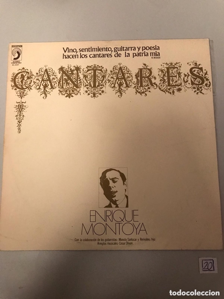 Discos de vinilo: Cantares - Foto 1