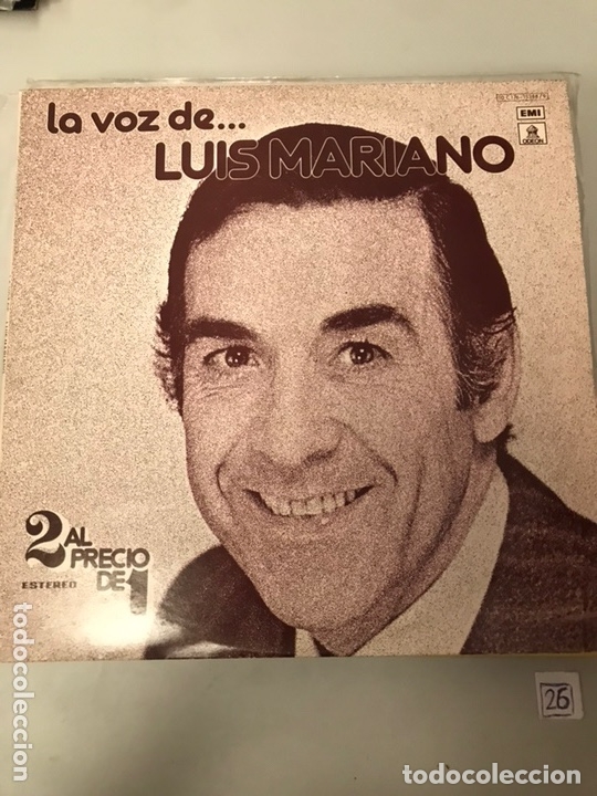 Discos de vinilo: LA VOZ DE LUIS MARIANO - Foto 1