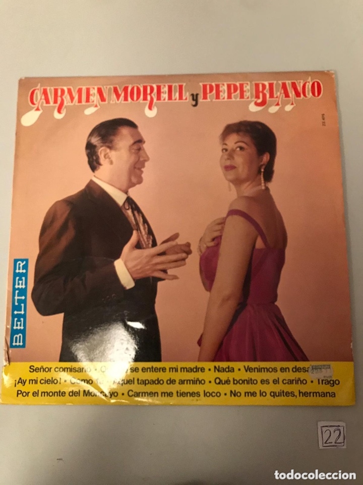 Discos de vinilo: Carmen morell y Pepe blanco - Foto 1