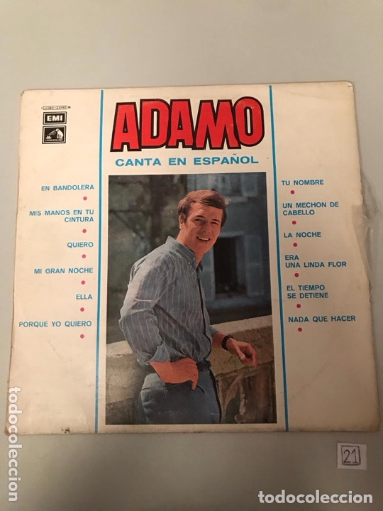 Discos de vinilo: Adamo - Foto 1