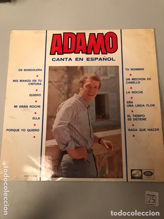 Discos de vinilo: ADAMO LP - Foto 1