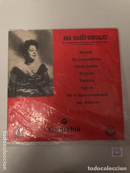 Discos de vinilo: Ana Mar&iacute;a Gonz&aacute;lez - Foto 1