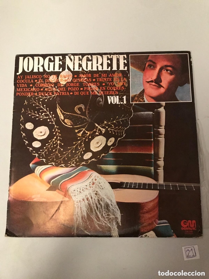 Discos de vinilo: Jorge negrete - Foto 1