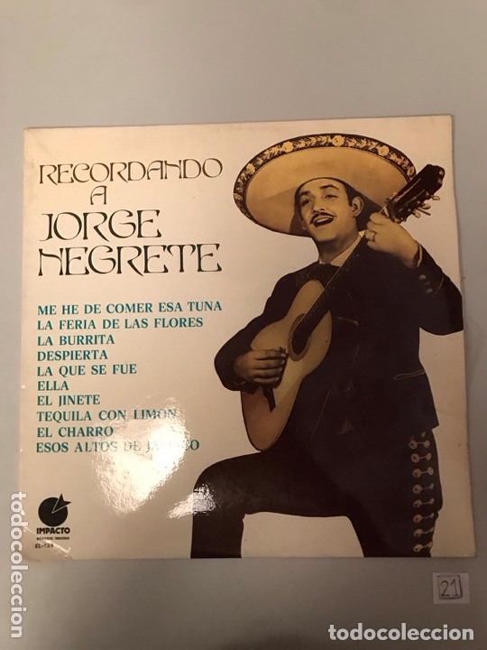 Discos de vinilo: Jorge negrete - Foto 1